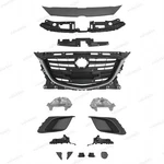 17PC For MAZDA3 2014-2016 Front Chrome Grille Fog Light Cover Bumper Bracket Kit. Fixed Price $119.54.