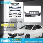 Front Bumper Kit Convert 15-21 Mercedes Benz W205 Class To C63 Amg-style. Fixed Price $406.54.