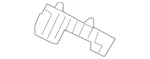 Genuine Gm Driver Side Front Bumper Fascia Guide 84709616. Fixed Price $23.49.