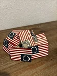 American Flag Set Of 8 Napkin Holders 4TH July Patriotic United States Wooden. Fixed Price $19.99.
