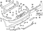 Genuine Nissan Bumper Cover Bracket 85222-6GP0A. Fixed Price $54.54.