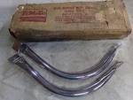 Bumper Wing Guards, Chrome, Rear, 1952/53 Ford, Nos. Fixed Price $129.00.