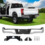 Chrome Steel Rear Bumper 2017-2022 Ford F-250 F-350 Super Duty W/senser Hole. Fixed Price $229.00.