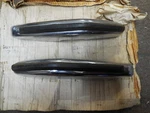 Nos 1971 1972 Mercury Marquis Front Bumper Guards Pair W/ Rubber Strips. Fixed Price $99.99.