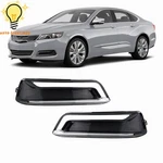 Pair Of Front Black Fog Light Bezel Covers For 2014-2020 Chevrolet Impala Ltz. Fixed Price $37.40.