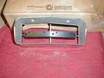 Nos Mopar 1972 Fury Front Bumper Nameplate Bezel. Fixed Price $145.00.