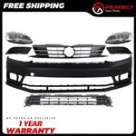 Front Bumper Cover Fascia & Grille Assembly Kit For 2015-2018 Volkswagen Jetta. Fixed Price $440.00.