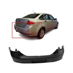 Bumper Cover 2008-2011 Ford Focus FO1100636 Rear Primed. Fixed Price $156.13.