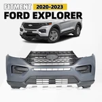 Front Bmper Cover Kit 2020-2023 Ford Explorer Grille Assembly W/o Fog Light. Fixed Price $376.66.