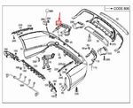 Mercedes-benz Sl R231 Tailpipe Trim Rear Right A2318851814. Fixed Price $97.56.