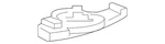 Genuine Gm Front Bumper Fascia Guide 84178743. Fixed Price $21.41.