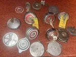 Lot Of Vintage Locking Gas Accessory Parts And Whole Caps W/ Include Keys. Fixed Price $50.00.