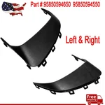 Lh+rh Side Front Fog Lamp Intake Grille Frame 2PCS For 2015-17 Porsche Cayenne. Fixed Price $67.55.