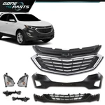 Front Bumper Cover Grille Fog Lights Brackets Kit Fit For 18-21 Chevy Equinox. Fixed Price $22.20.