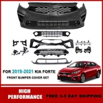Fit Kia Forte Gt Ex 2019-2021 Front Bumper Upper Grille Assembly. Fixed Price $445.00.