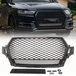 For 2016-2019 Audi Gloss Black Front Bumper Honeycomb RSQ7 Style Grille. Fixed Price $258.49.