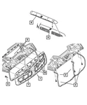 Genuine Mopar Air - Front Shield Kit 82207278AB. Fixed Price $107.90.