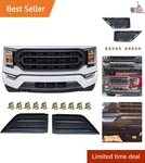 Driver And Passenger Front Bumper Guards Pads Inserts End Caps Cover Grill Co.... Fixed Price $31.47.