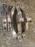 Mercedes-benz W111 Coupe 250SE 280SE 220SE Rear Bumper Brackets Complete Set. Fixed Price $999.00.