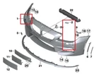 Genuine Bmw Left Side Headlight Washer Cover F06 F12 F13 2011 - 2017 Bumpers. Fixed Price $45.43.