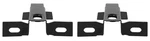 1967-68 Mustang, Cougar Rear Bumper Brackets Pair New Dii. Fixed Price $15.89.