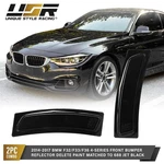 Depo 668 Jet Black Painted Bumper Reflector Pair For 14-17 Bmw F32/F33 4-SERIES. Fixed Price $34.95.