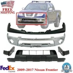 Bumper Chrome + Cover Valance Brackets For 2009-2017 Nissan Frontier. Fixed Price $688.92.
