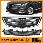 Front Black Grille With Chrome Frame Kit For 2018-2020 Cadillac Xts. Fixed Price $130.00.