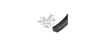 Crl AV4675 Various Gm Cars Door Flange Weatherstrip For 9/16" Width Black. Fixed Price $175.45.