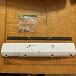 Genuine Mercedes Benz W124 License Plate Delete Panel 1248850923 1248850921 Nla. Fixed Price $152.00.