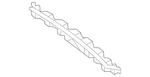 Genuine Mercedes-benz Bumper Cover Support Rail 166-885-41-65. Fixed Price $259.20.