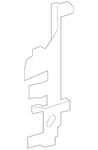 Genuine Honda Plate Front Air Guide 74116-T6Z-A00. Fixed Price $16.32.