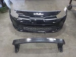 Kia Rio Lx 2021-2023 Front Bumper Complete Assembly Black With Grilles 081. Fixed Price $700.00.