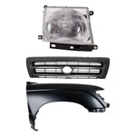 Fender Kit For 97-2000 Toyota Tacoma Rwd Primed Right With Grille Assembly. Fixed Price $369.82.