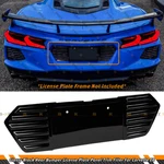 For 2020-2025 Corvette C8 Gloss Black Rear License Plate Panel Trim Cover Filler. Fixed Price $46.99.