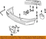 Gm Oem 97-99 Deville Front Bumper Components-license Bracket 25663551. Fixed Price $77.13.