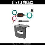 For 93-94 Vw Eurovan Pin Trailer Wire Plug & Bracket Fits All Models Curt Kit. Fixed Price $51.99.