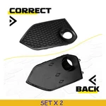4PCS For Honda Civic Type Hatchback 2017-2020 Bumper Fog Light Bezel Front. Fixed Price $75.98.