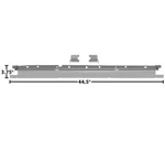 1965 1970 Mustang Rear Trunk Cross Rail Convertible Pcs Set Dynacorn 3649ZWT. Fixed Price $115.95.