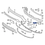 Ford Expedition 2022-2024 NL1Z15A245BB Front Right Bumper Trim. Fixed Price $100.44.