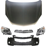 Bumper Cover Kit Chevy Equinox Front 5PC 2010-2015. Fixed Price $1546.83.