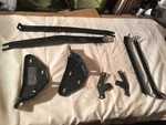 1966 Oldsmobile Delmont, Delta, Front Bumper Brackets. Fixed Price $75.00.
