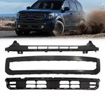Front Bumper Center+lower Grille W/skid Plate 4PCS For Kia Telluride 2023-2024. Fixed Price $299.99.