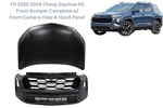 Fit 2025 2026 Chevy Equinox Rs Front Bumper Complete W/ Camera Hole & Hood. Fixed Price $1199.93.