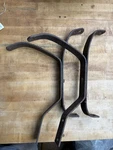 1939 Ford Standard Rear Bumper Brackets / Mounts Original Pair '38 Deluxe Sedan. Fixed Price $275.00.
