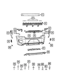 Genuine Mopar Fascia Bracket Left 68280727AA. Fixed Price $25.94.
