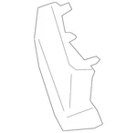Genuine Mazda Bumper Cover Spacer Panel BDTS-50-C21A. Fixed Price $34.72.