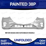 New Painted 38P 2014-2016 Mazda Front Bumper. Fixed Price $316.98.