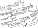 Genuine Toyota Bumper Corner Cover Bracket 52151-AK010. Fixed Price $202.05.