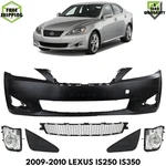 Front Bumper Cover Primed & Fog Lights Kit For 2009-2010 Lexus IS250 IS350. Fixed Price $295.81.